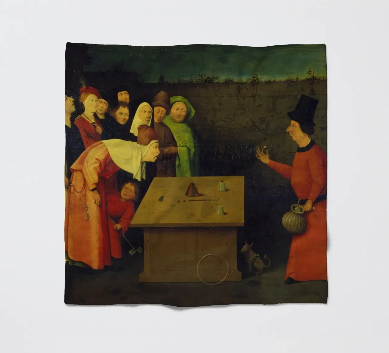 Hieronymus Bosch - Il prestigiatore coperta in pile da ARTOTHEK