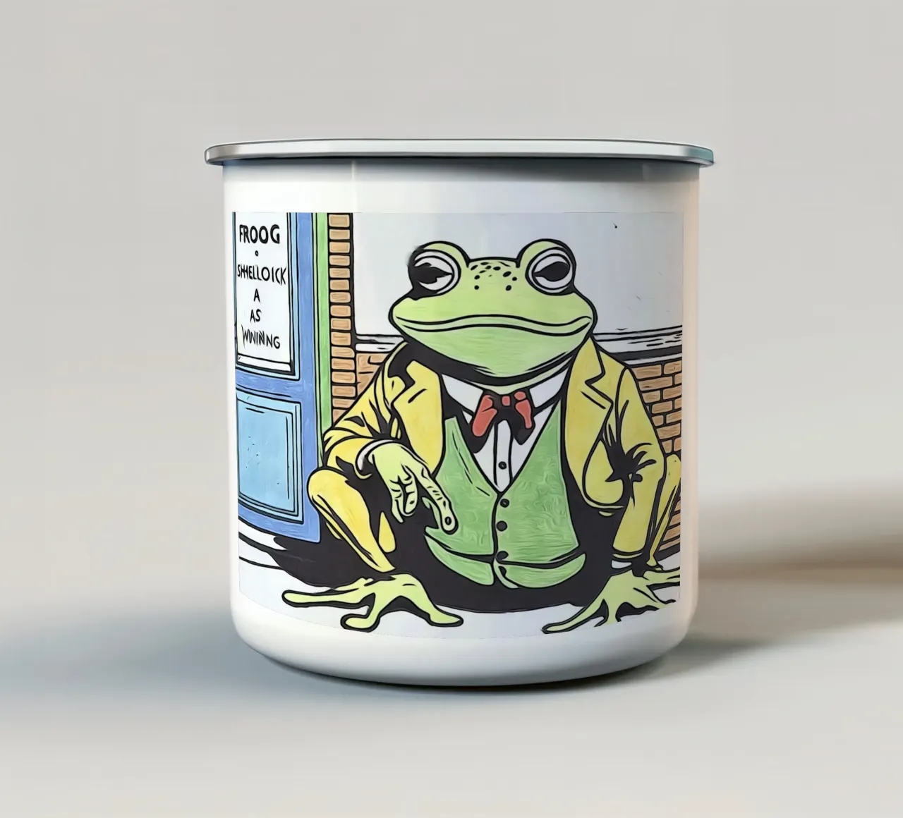 Animali Pop Art #19 tazza in smalto da ZAMART - PopArt