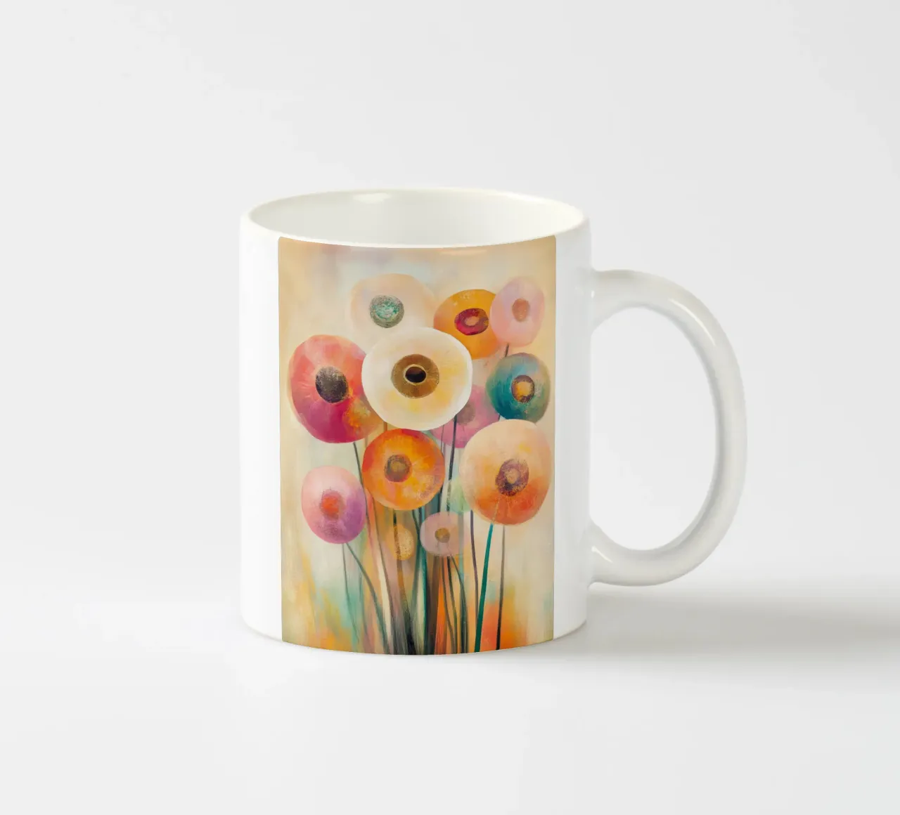 Fiori astratti tazza in ceramica da Imagine