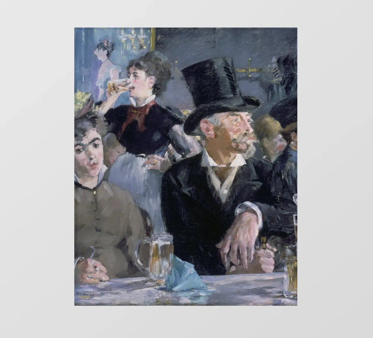 Édouard Manet - Il caffè - il concerto pellicola backlit da ARTOTHEK