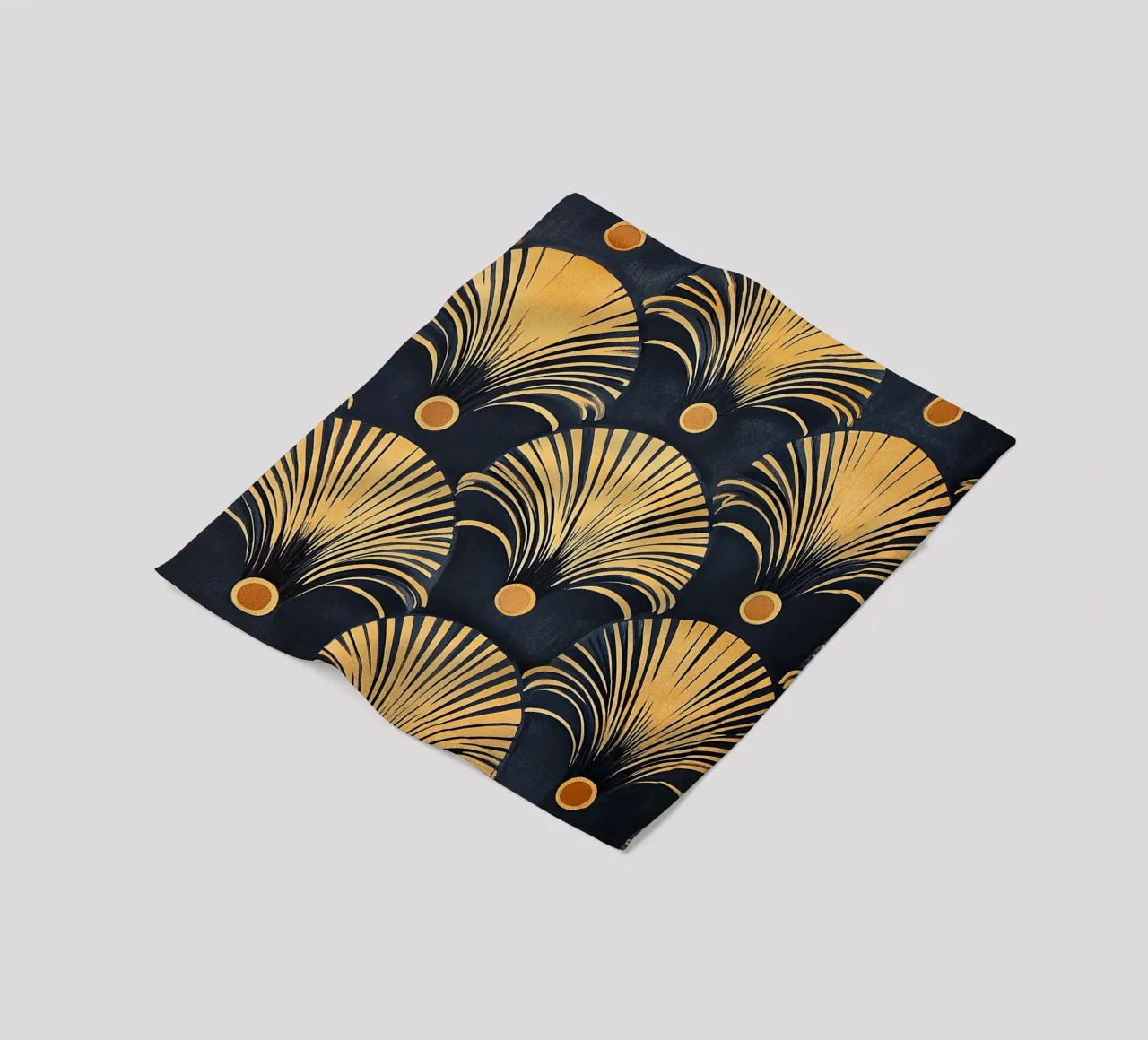 Art Deco "The Deco Tapestry" coperta in pile da Golden Era