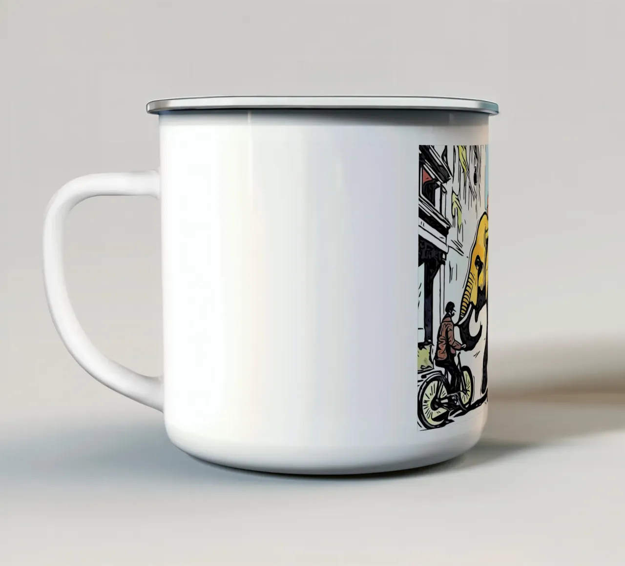 Animali Pop Art #20 tazza in smalto da ZAMART - PopArt