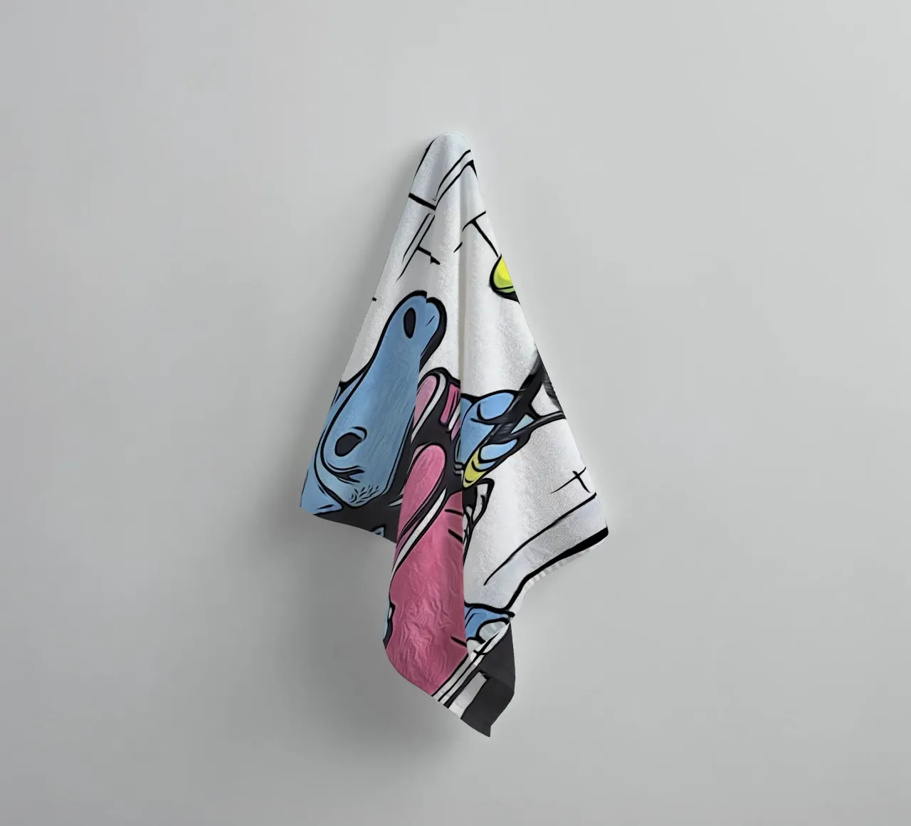 Animali Pop Art #21 asciugamano da bagno da ZAMART - PopArt