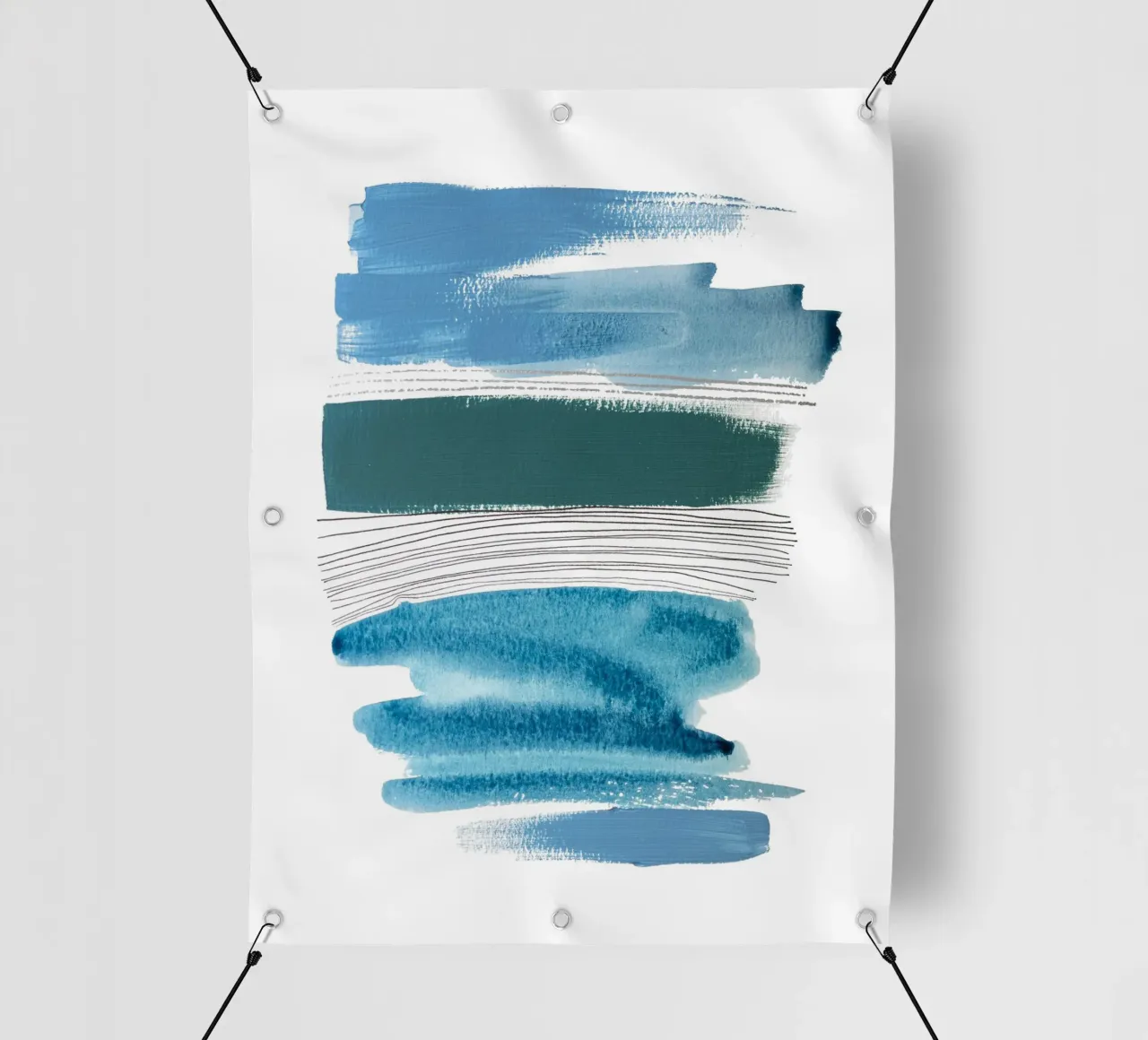 Alina Buffiere - Abstractober - Am Ufer telo in pvc da The Artcircle
