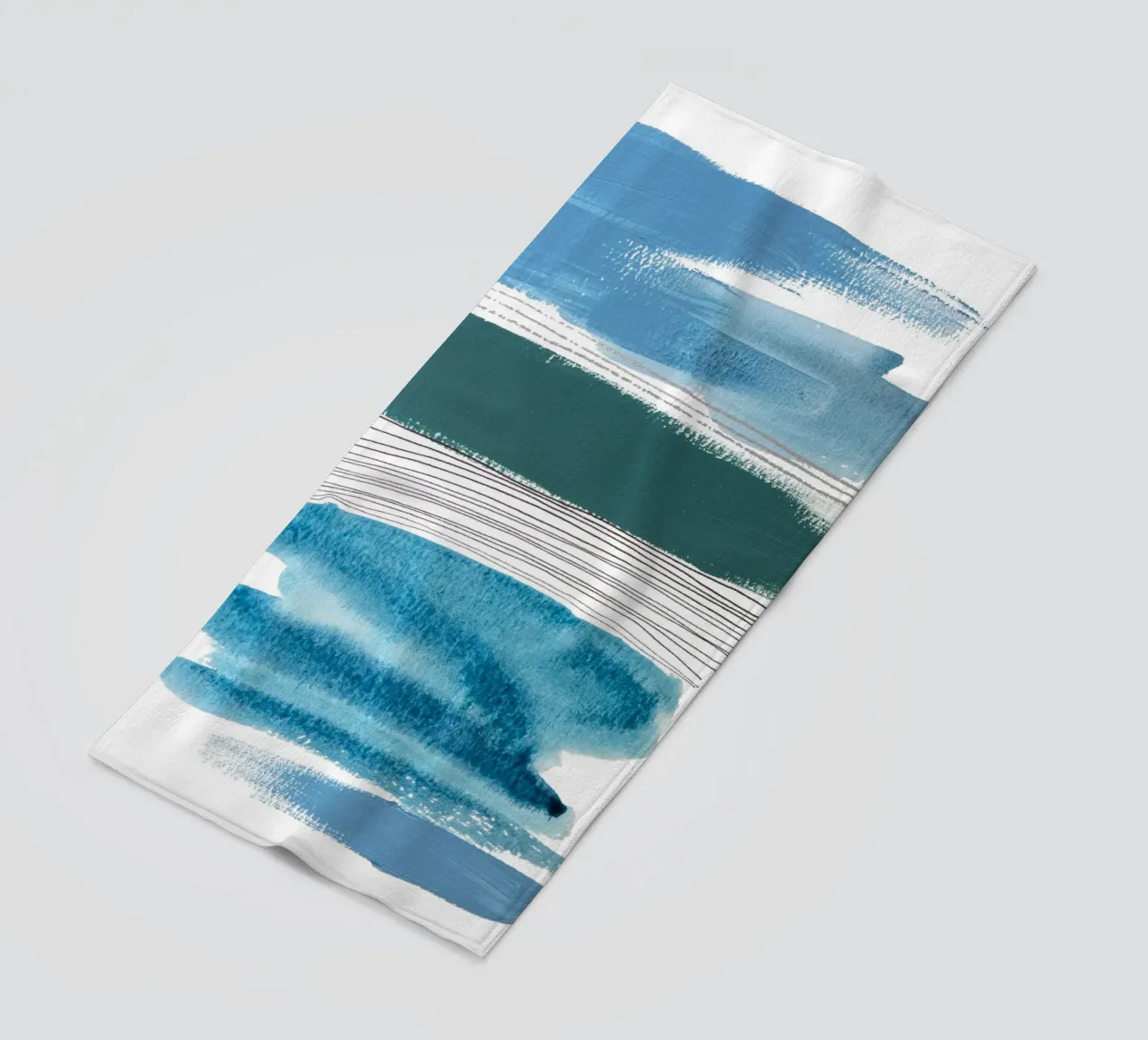 Alina Buffiere - Abstractober - Am Ufer telo mare da The Artcircle