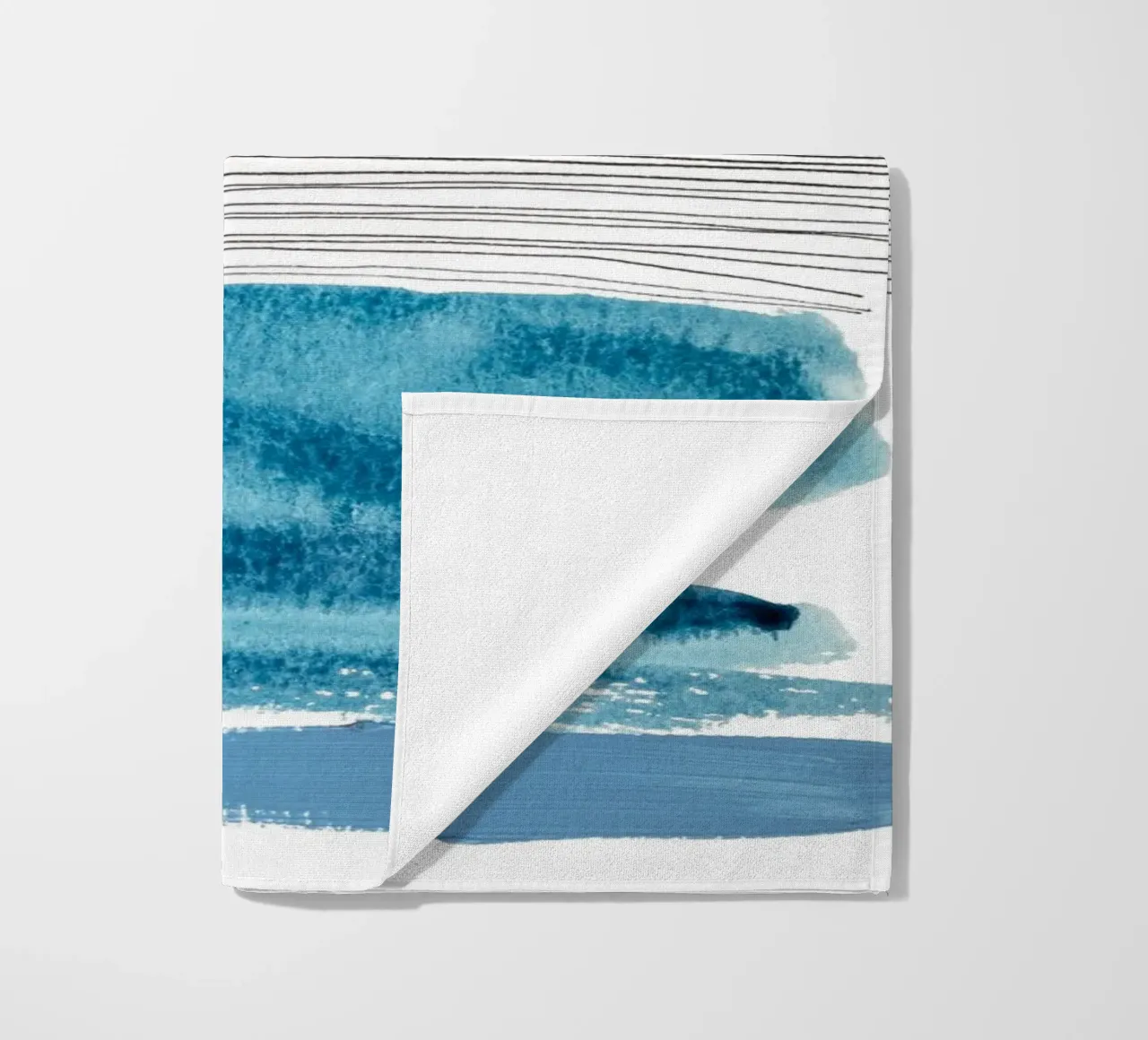 Alina Buffiere - Abstractober - Am Ufer telo mare da The Artcircle