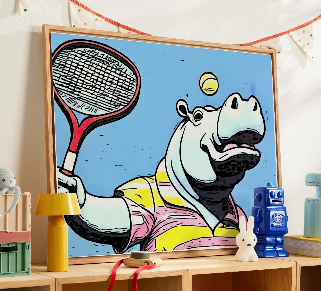 Pop Art Animals #22 acrylic glass by ZAMART - PopArt