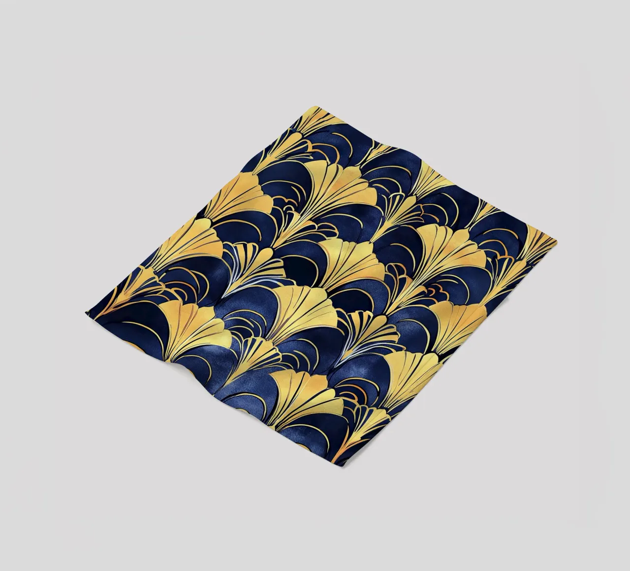 Art Deco "Glints of Glamour" coperta in pile da Golden Era