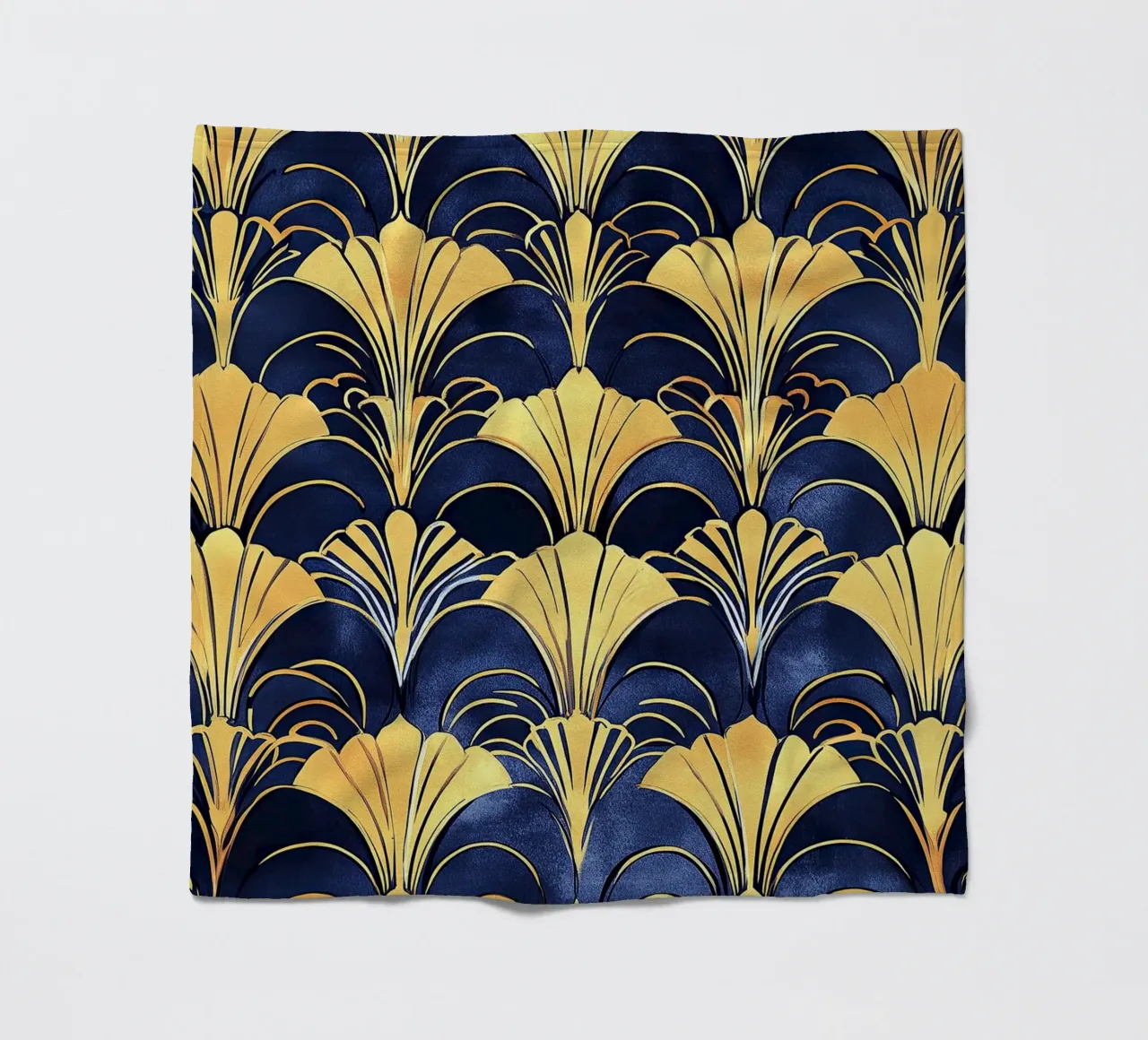Art Deco "Glints of Glamour" coperta in pile da Golden Era