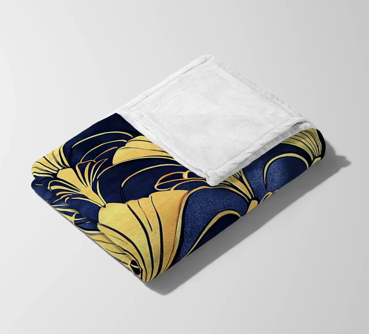 Art Deco "Glints of Glamour" coperta in pile da Golden Era