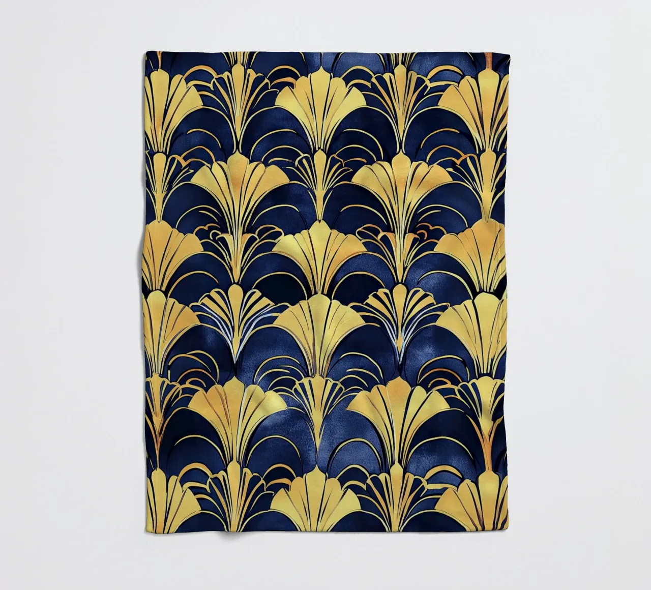 Art Deco "Glints of Glamour" coperta in pile da Golden Era