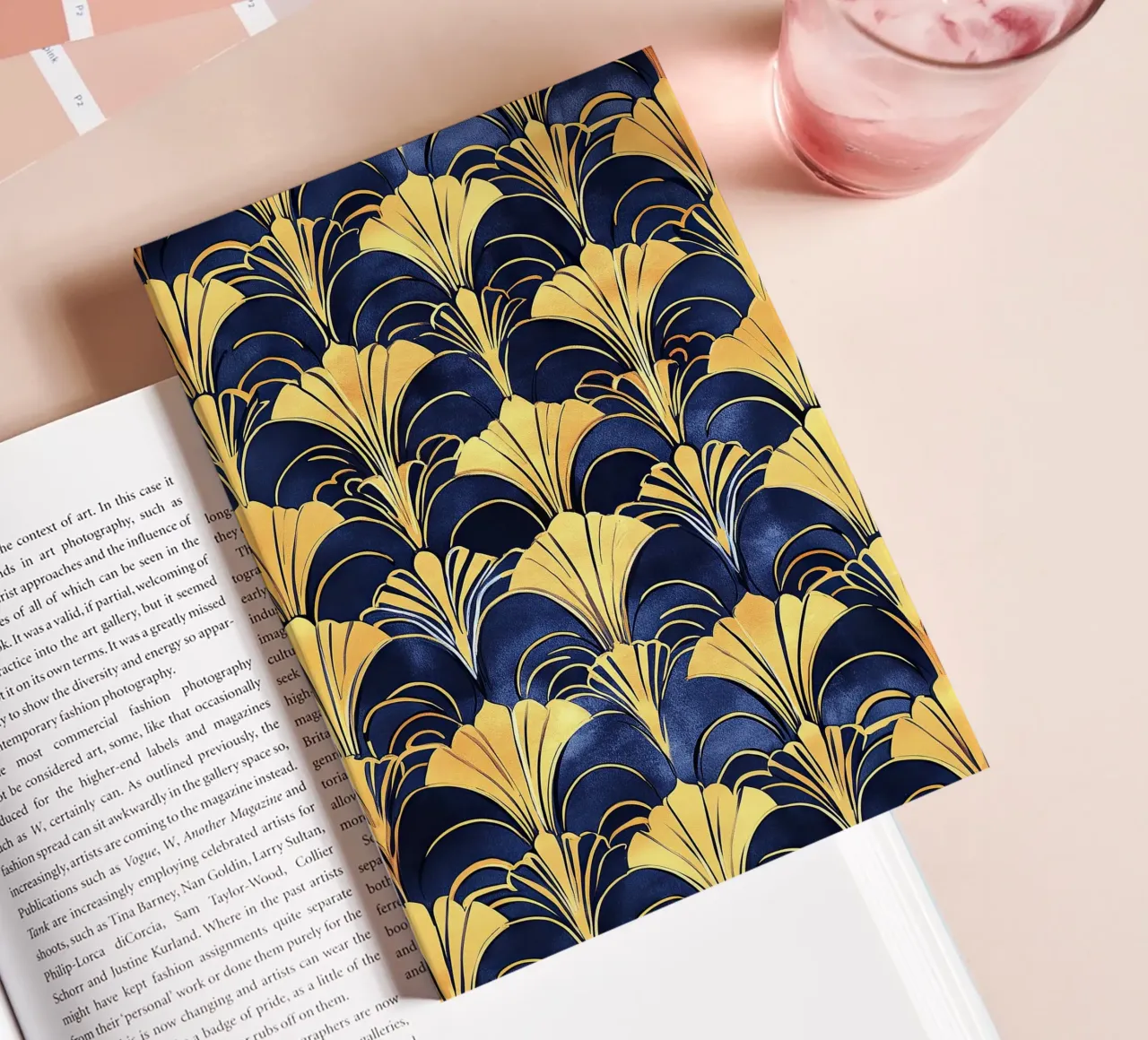 Art Deco "Glints of Glamour" notebook by Golden Era