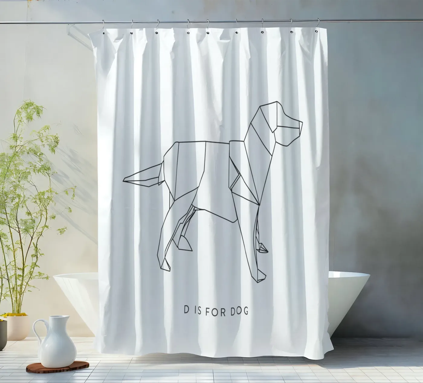 D douchegordijn van Julia Marquardt-Lott