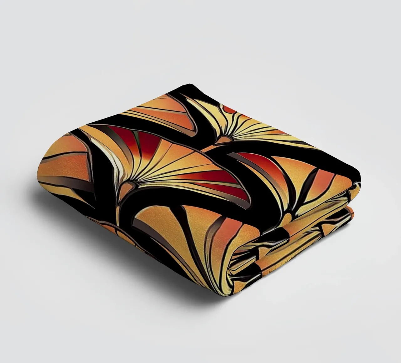 Art Deco "Gleaming Horizons" asciugamano da bagno da Golden Era