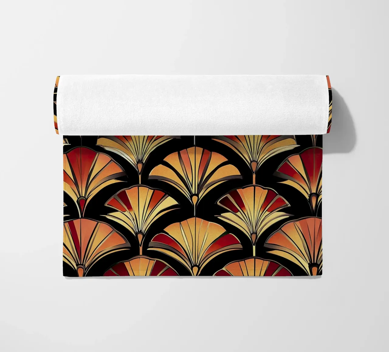 Art Deco "Gleaming Horizons" telo mare da Golden Era