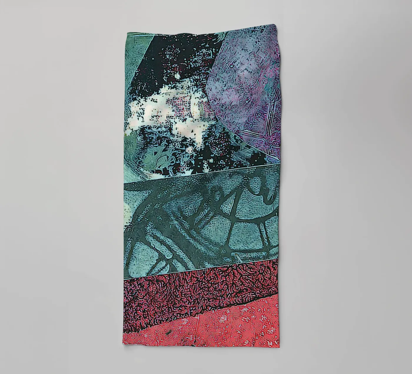 Night Train asciugamano da bagno da Edenart