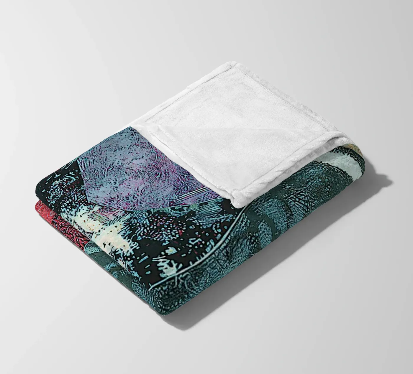 Night Train fleece blanket by Edenart