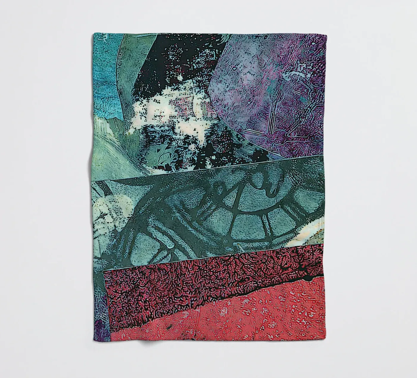 Night Train fleece blanket by Edenart