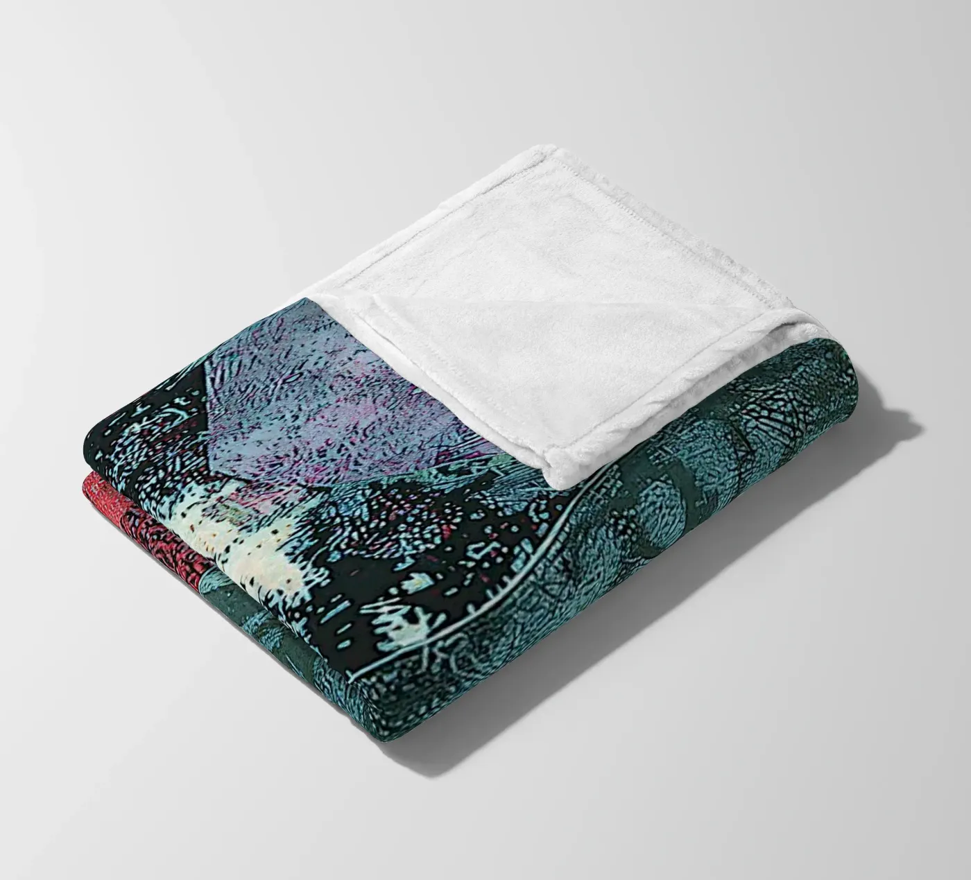 Night Train fleece blanket by Edenart