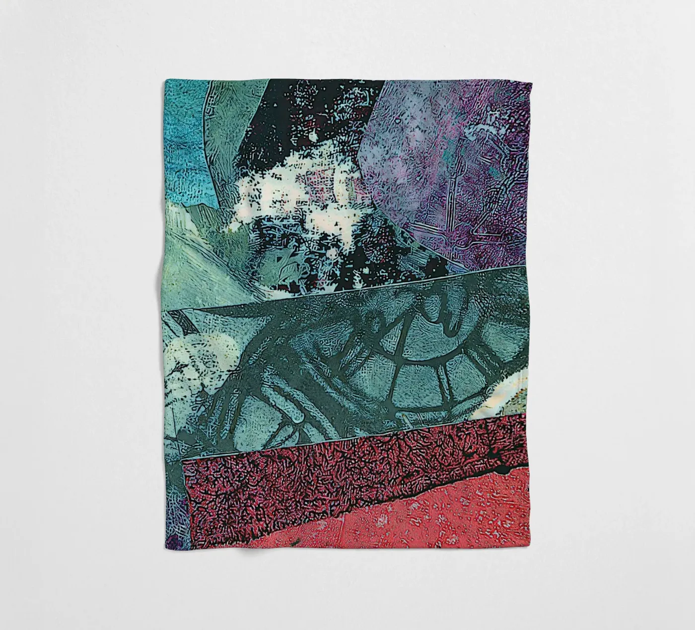 Night Train fleece blanket by Edenart