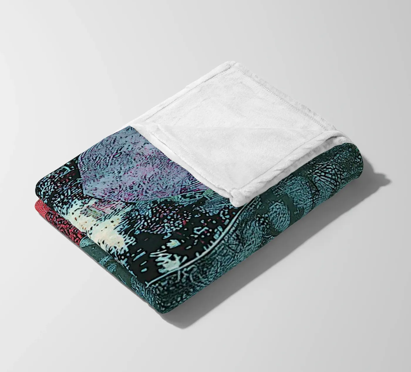 Night Train fleece blanket by Edenart