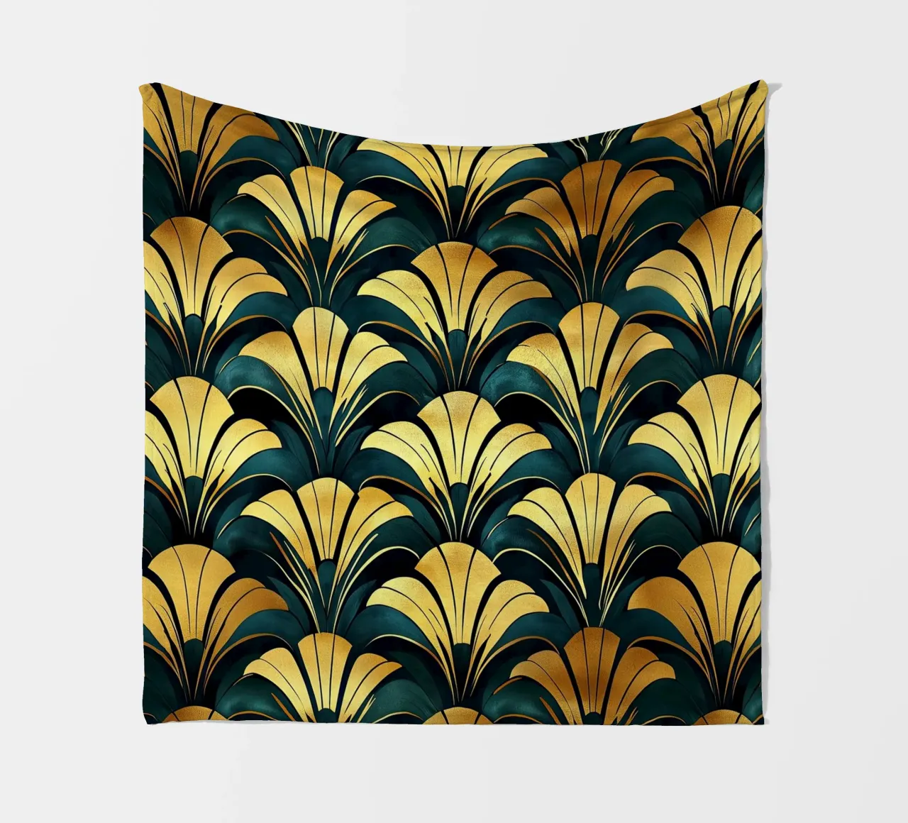 Art Deco "Golden Paradigm" coperta in pile da Golden Era