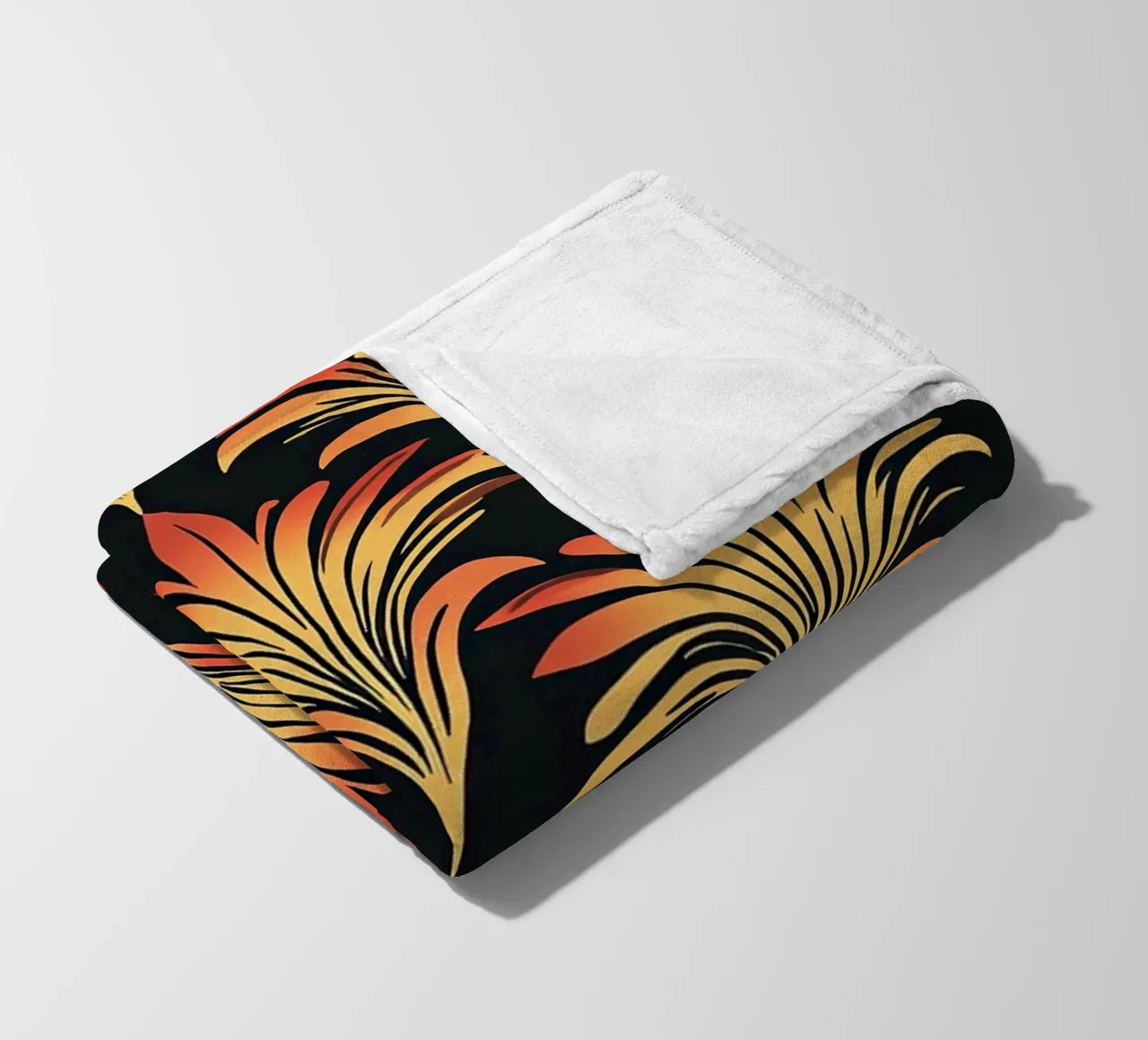 Art Deco "Reflections of Elegance" coperta in pile da Golden Era