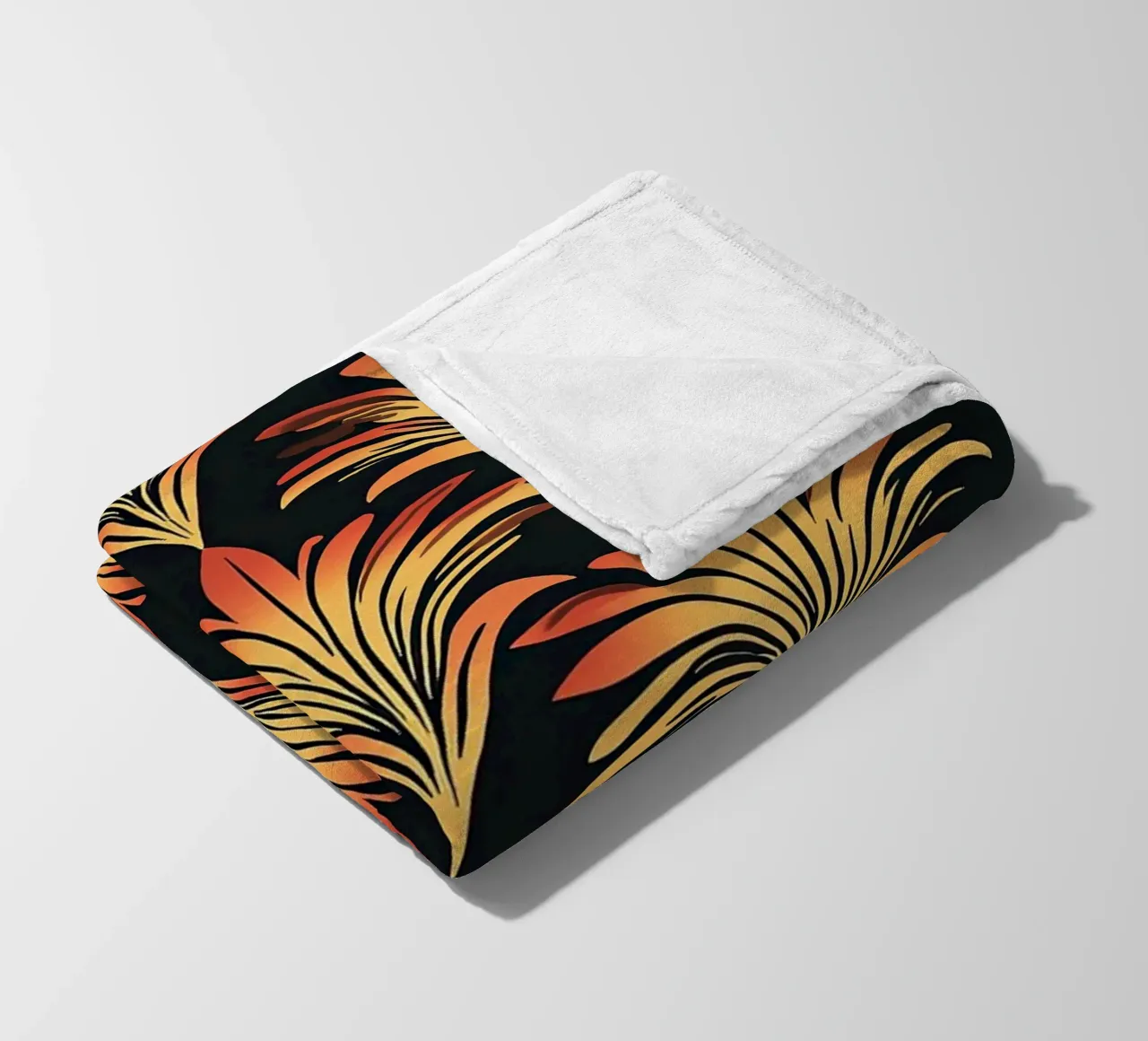Art Deco "Reflections of Elegance" coperta in pile da Golden Era
