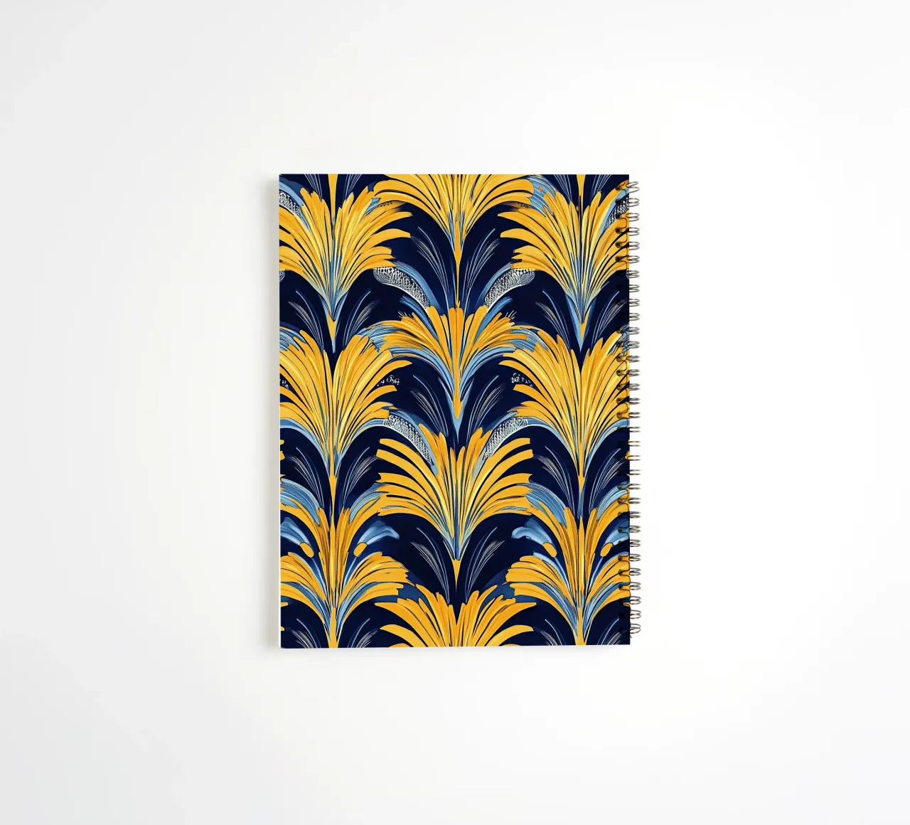 Art Deco "Luminous Design" spiral notebook by Golden Era