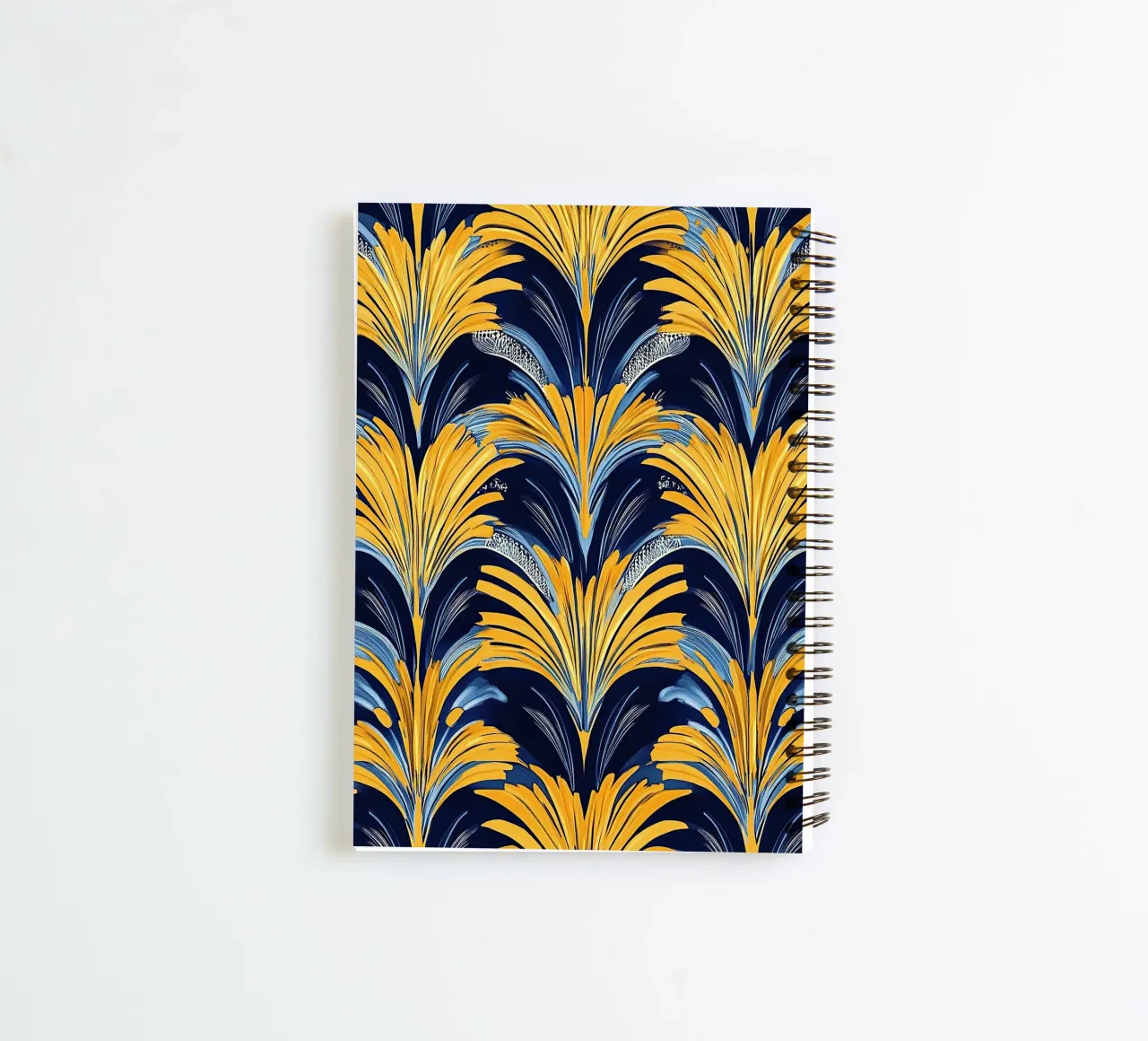 Art Deco "Luminous Design" spiral notebook by Golden Era