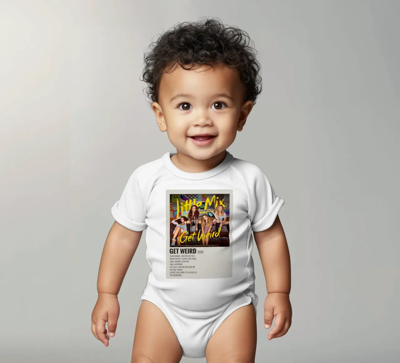 Get Weird Expanded Edition Little Mix short-sleeve baby romper by SoundStudio