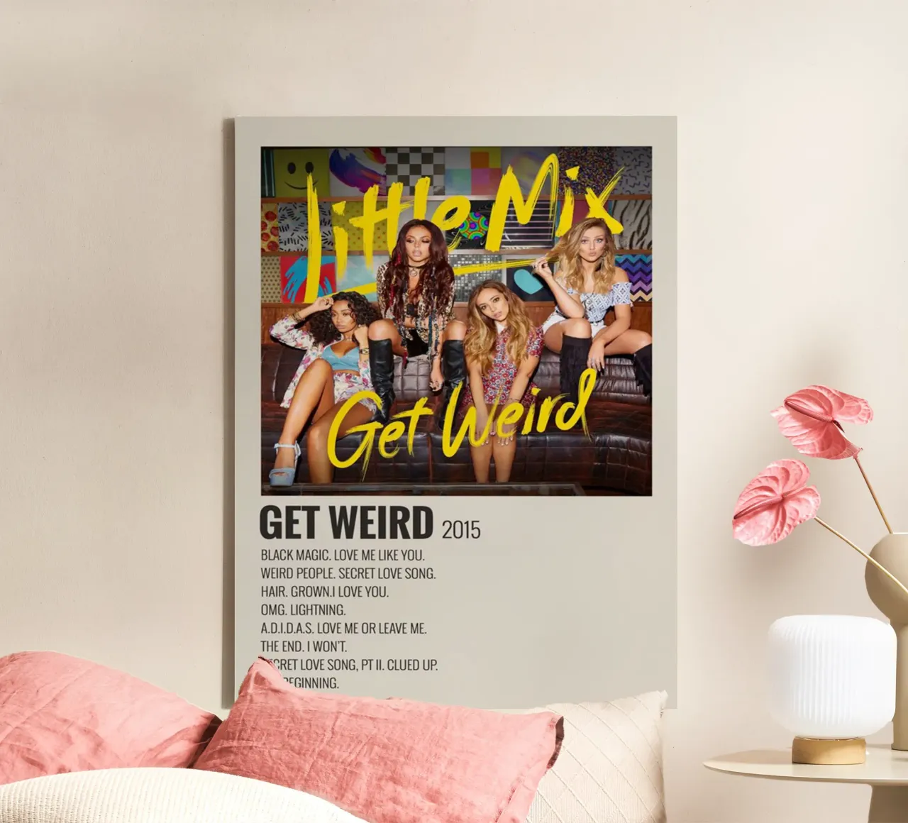 Get Weird Expanded Edition Little Mix canvas van SoundStudio