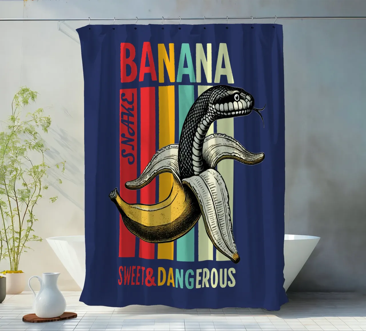 Serpente banana tenda da doccia da Gunawan Rb