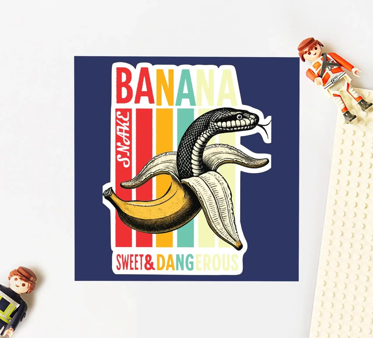 Banana Snake sticker by Gunawan Rb