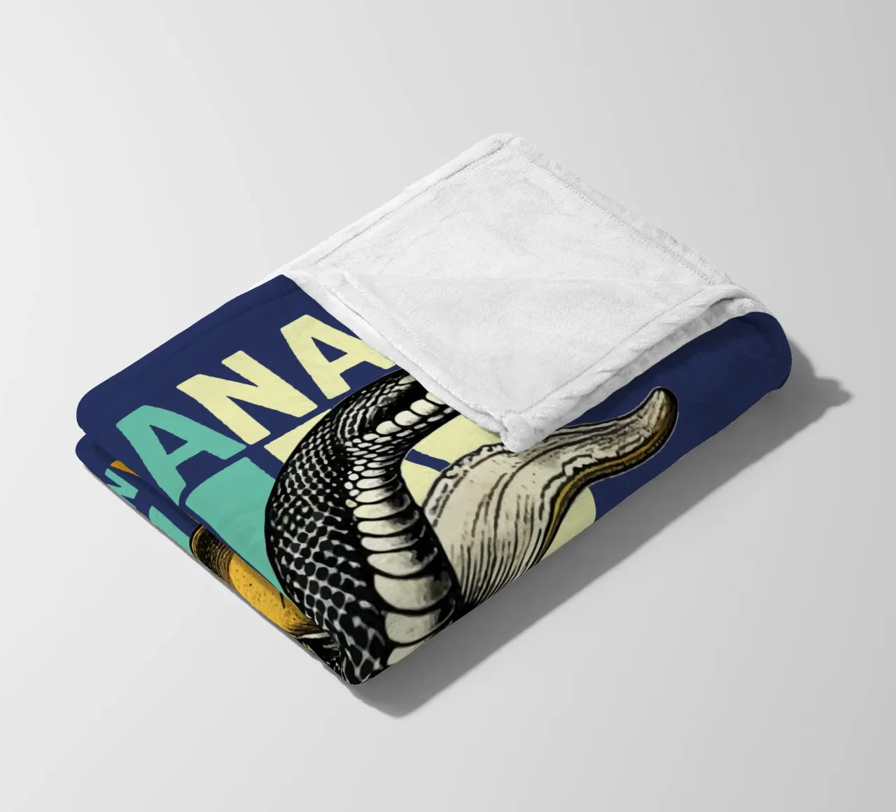 Serpente banana coperta in pile da Gunawan Rb