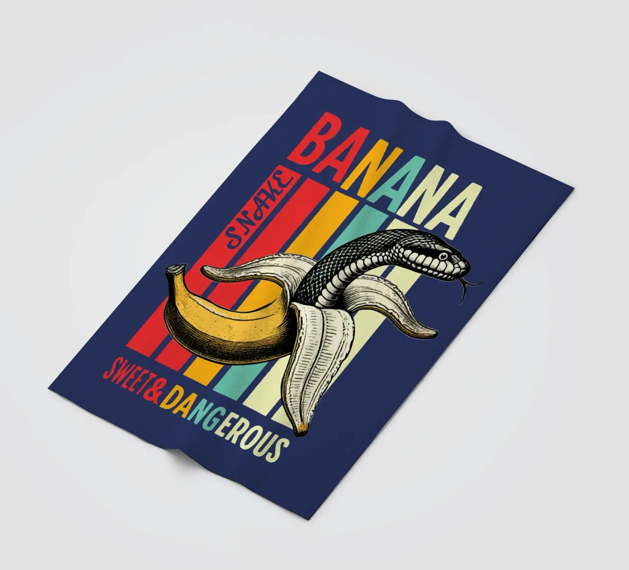 Serpente banana coperta in pile da Gunawan Rb