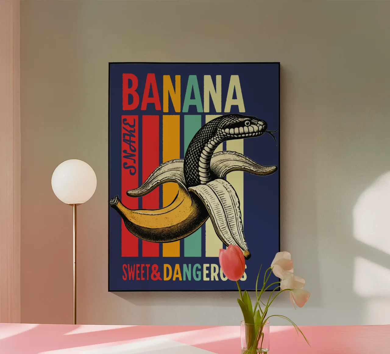 Serpente banana plexiglass da Gunawan Rb