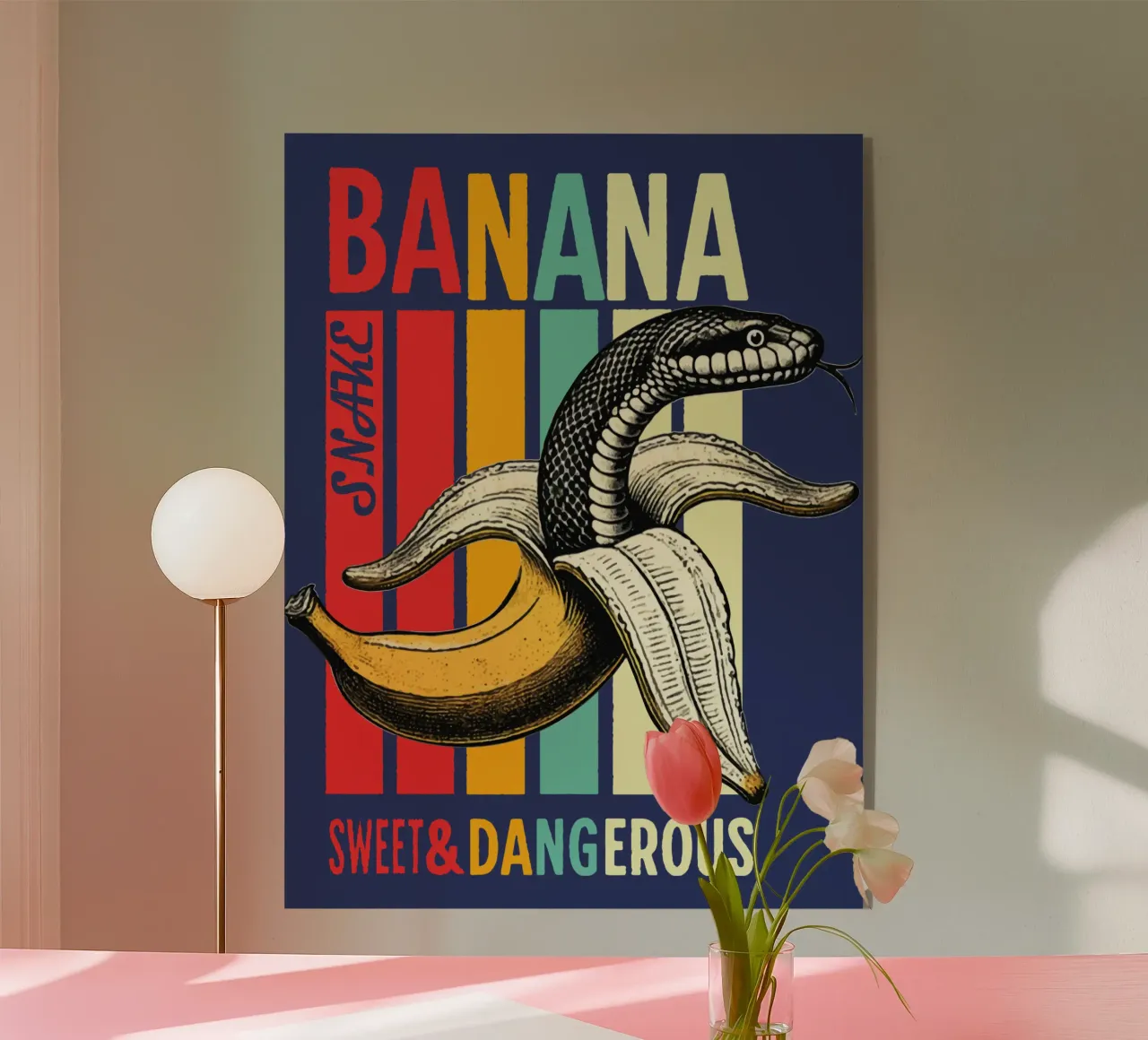 Serpente banana plexiglass da Gunawan Rb