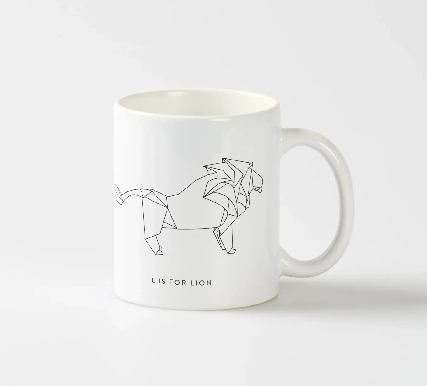 L ceramic mug by Julia Marquardt-Lott