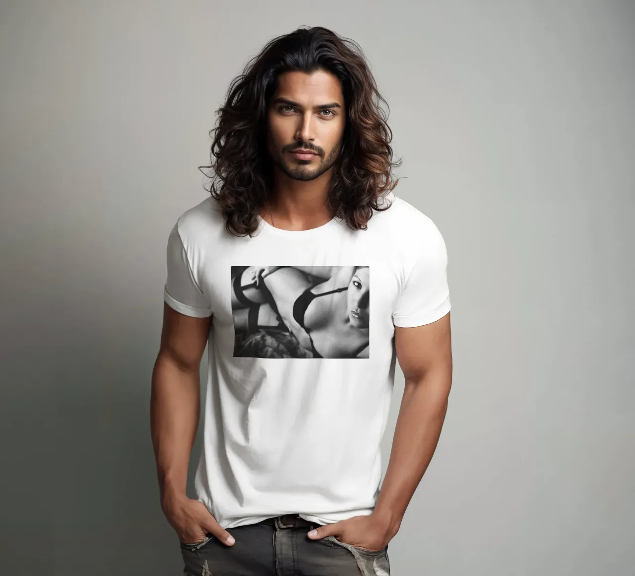 Laura M Mono t-shirt da Dave Hare Photography