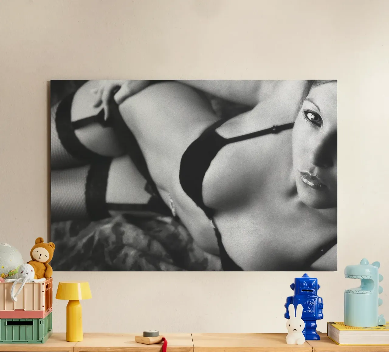 Laura M Mono alluminio dibond da Dave Hare Photography