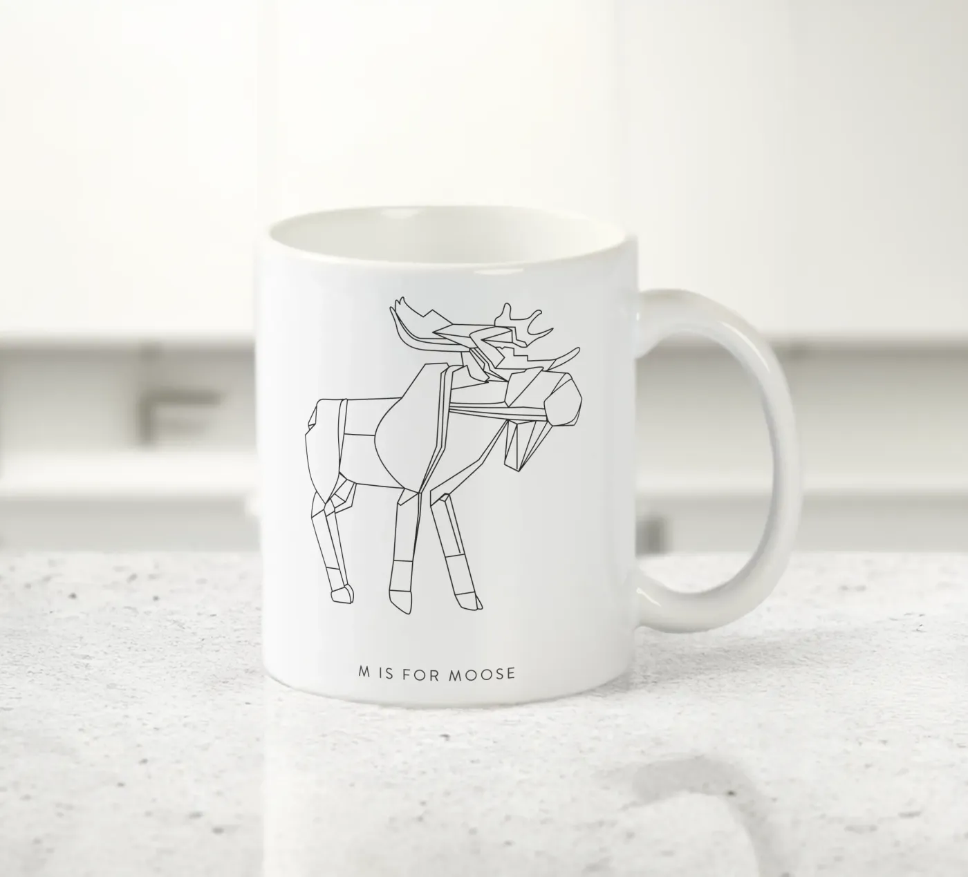 M ceramic mug by Julia Marquardt-Lott