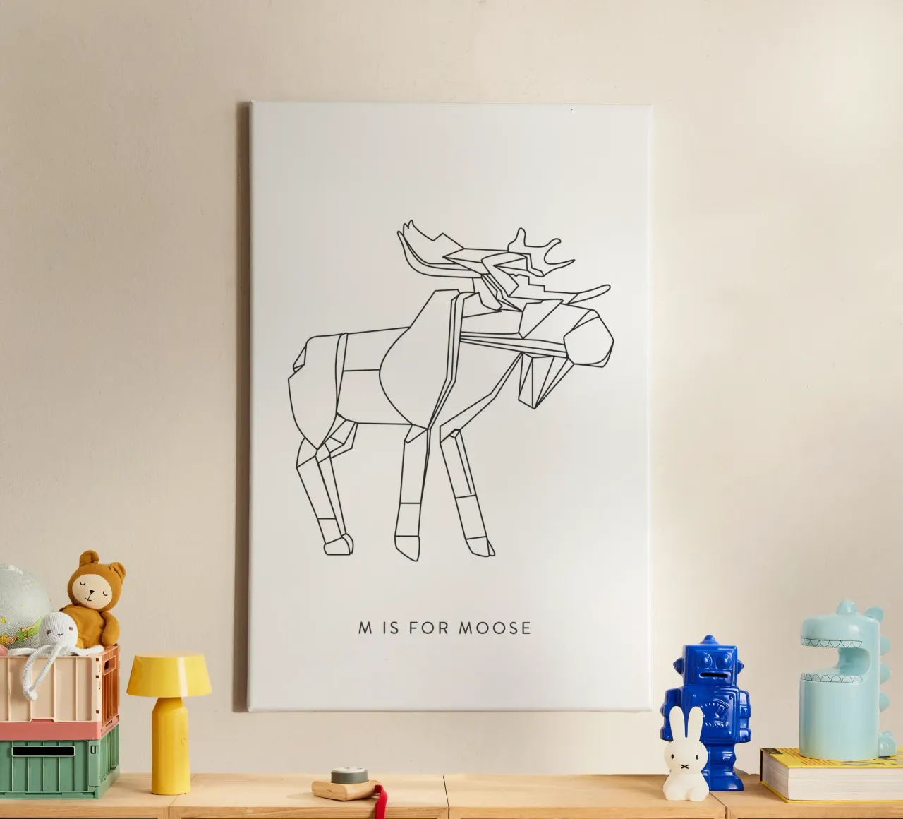 M canvas by Julia Marquardt-Lott