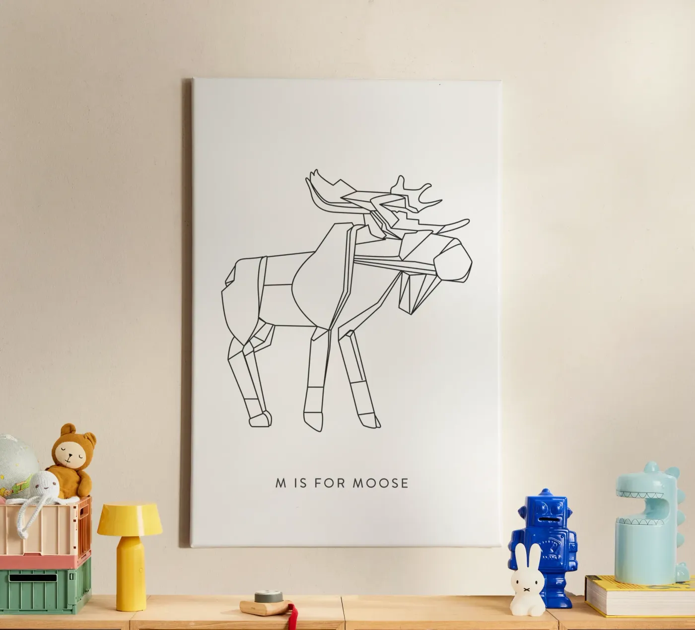 M canvas van Julia Marquardt-Lott