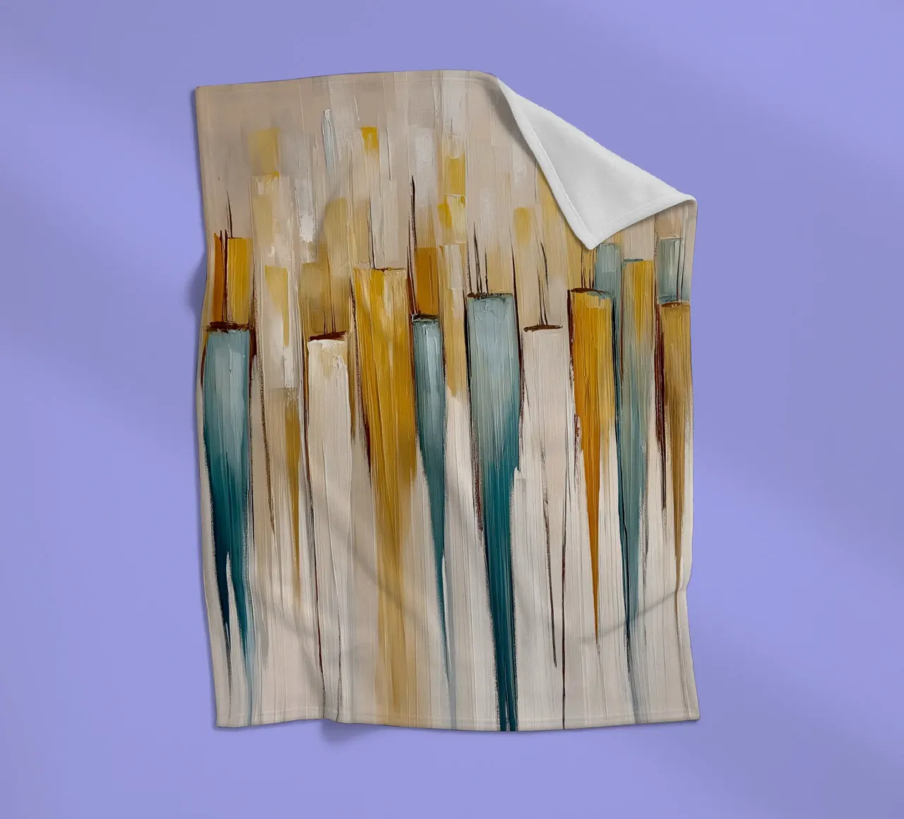 Forme astratte coperta in pile da Imagine