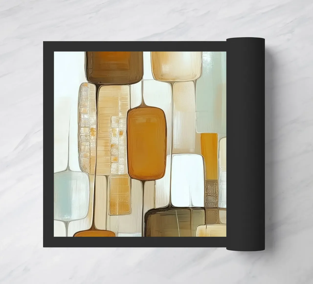 Formas abstractas boho felpudo de Imagine