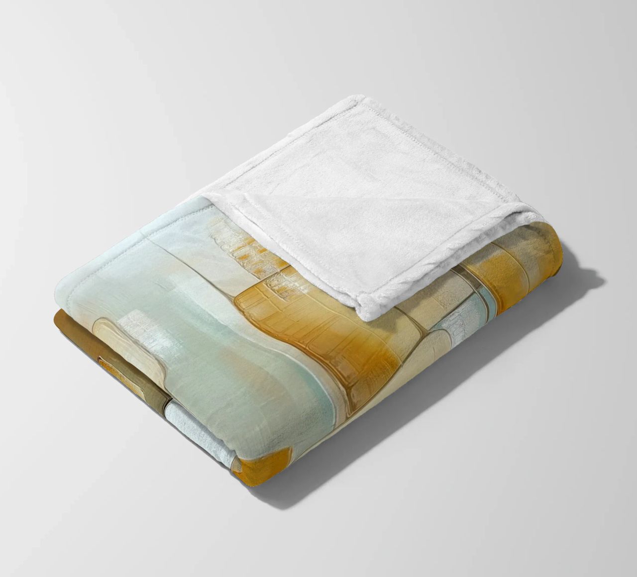 Forme astratte Boho coperta in pile da Imagine