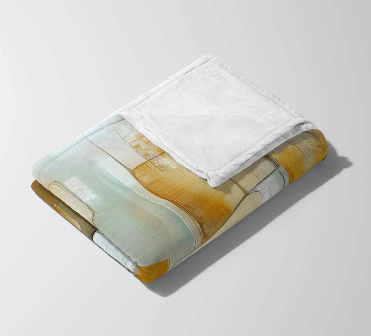 Forme astratte Boho coperta in pile da Imagine