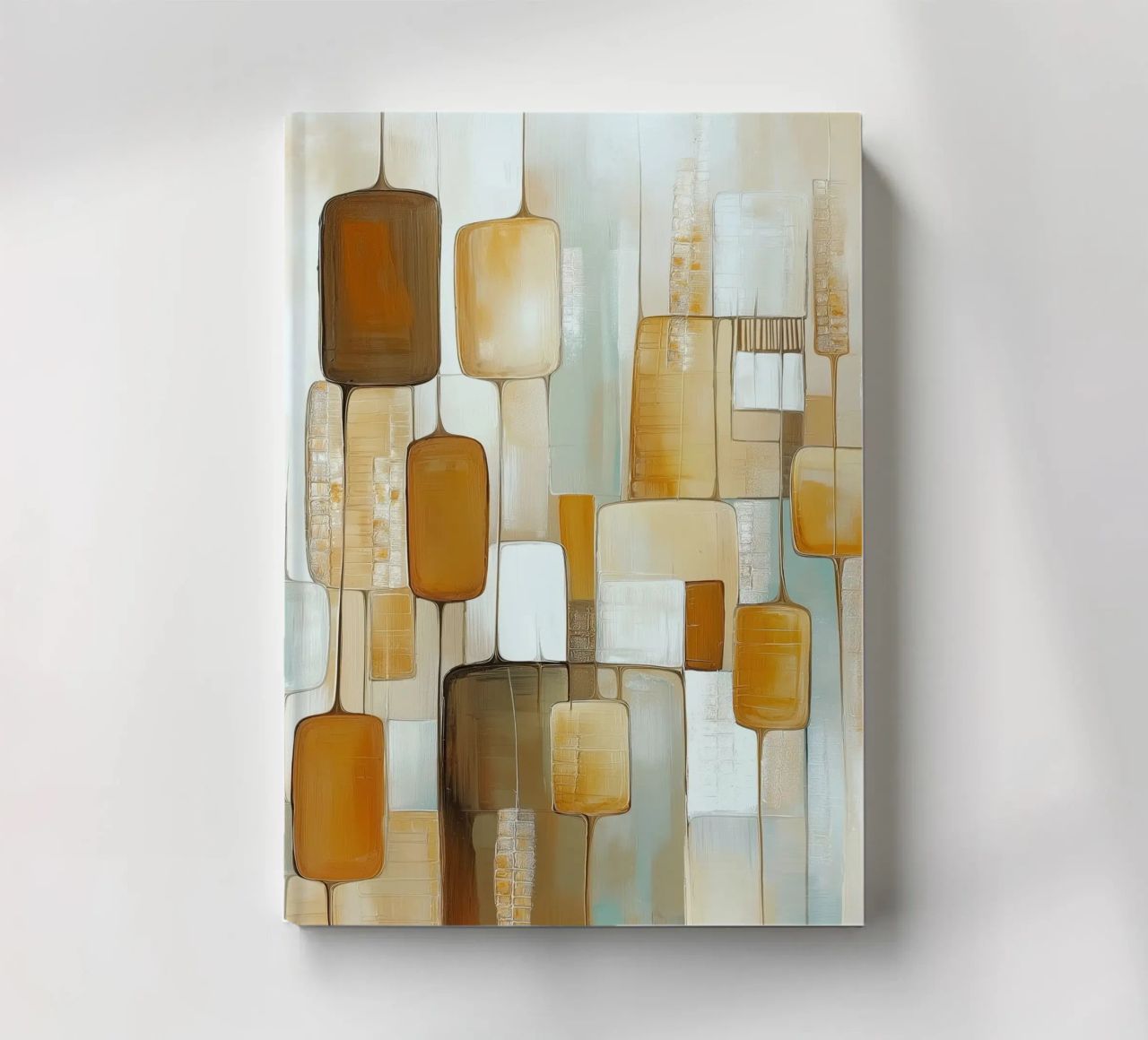 Abstract Boho shapes notebook by Imagine