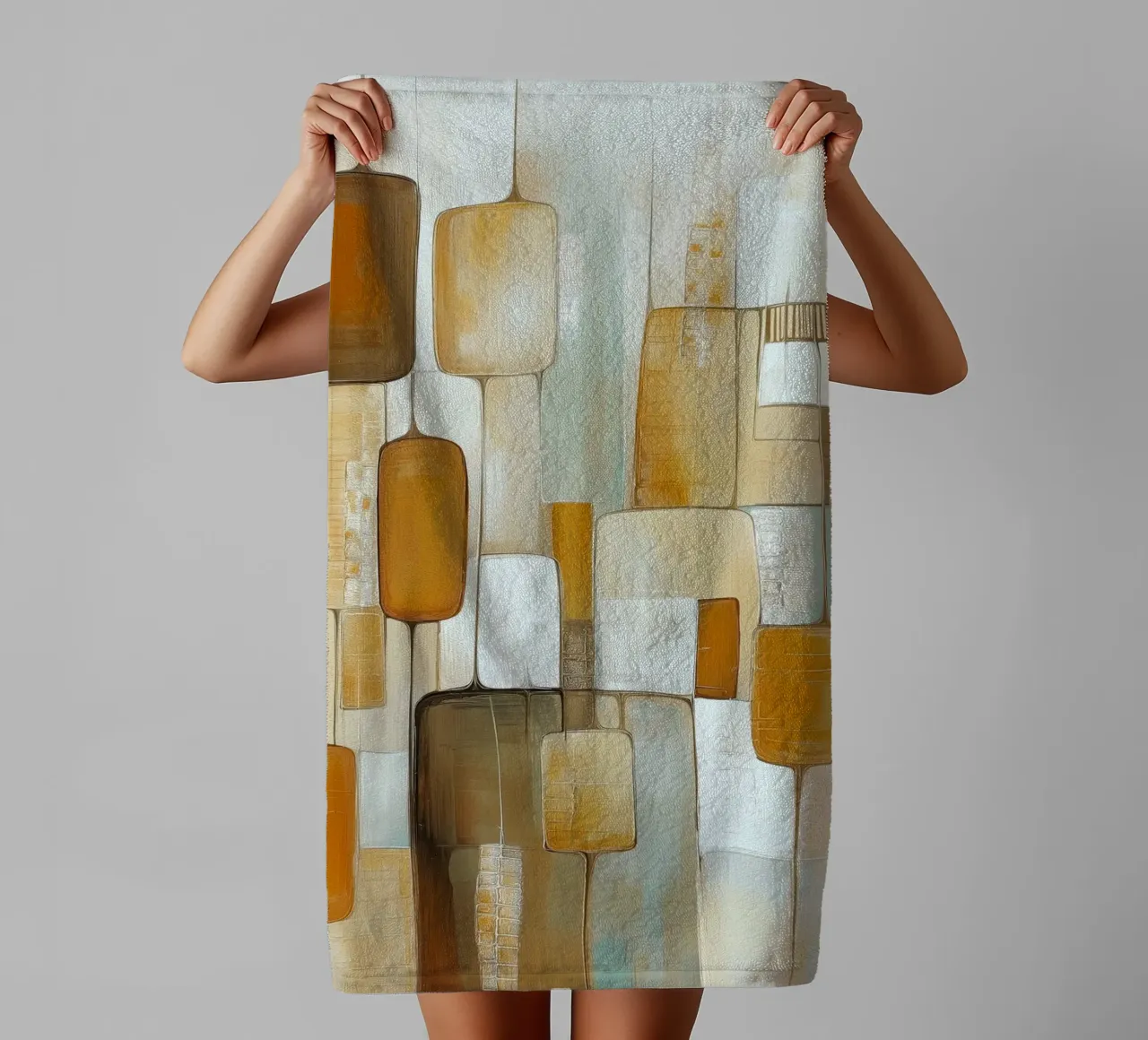 Formes abstraites Boho serviette de bain de Imagine
